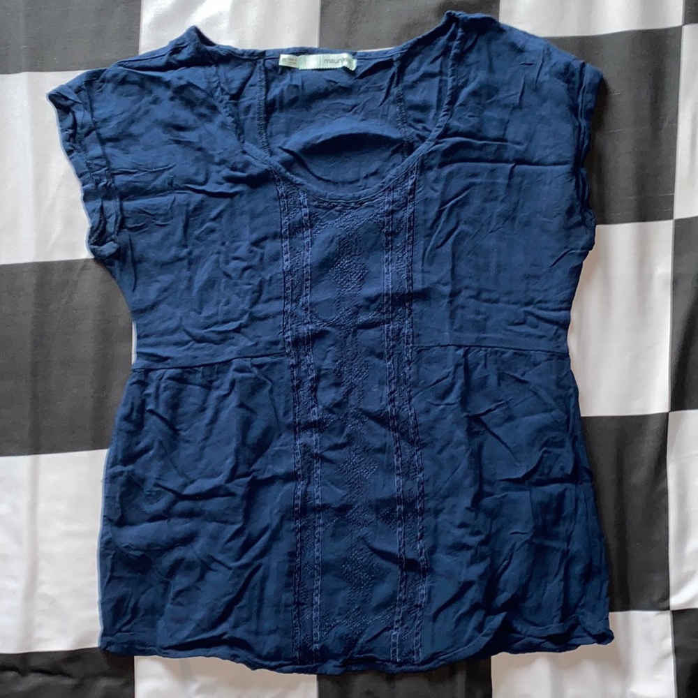 Dark blue shirt